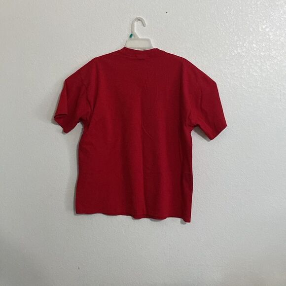 JERZEES Men’s American Tradition Stock Car Red T Shirt Size XL - Picture 4 of 4